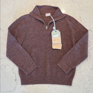 NWT Morley Half-Zip Wool Sweater